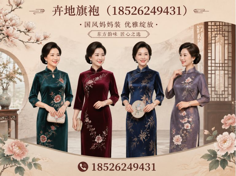 河东区新中式旗袍展示图